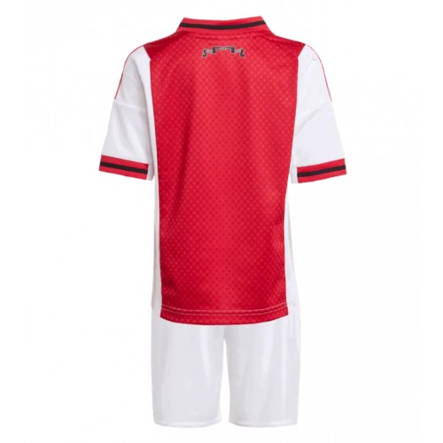 Ajax Hjemmebanesæt Børn 2025-26 Kort ærmer (+ korte bukser)